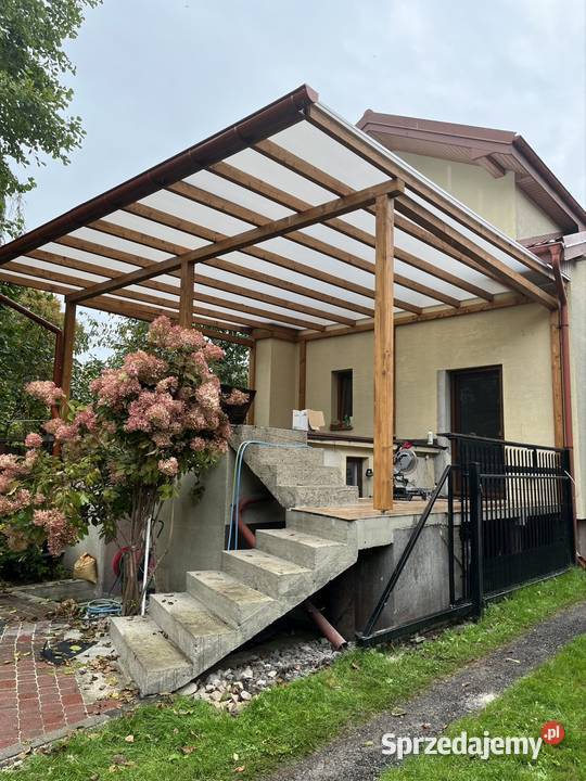 Zadaszenie tarasu Poliwęglan Wiata Pergola Pruszków