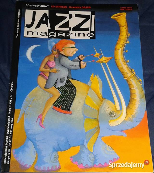 Jazz magazine 442001 Rok wydania 2001 Chełm