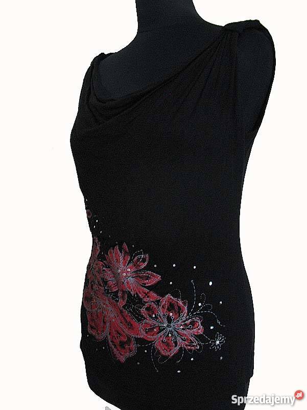 CIEKAWA BLUZKA TUNIKA 42 XL biust 104 Tanio Siedlce