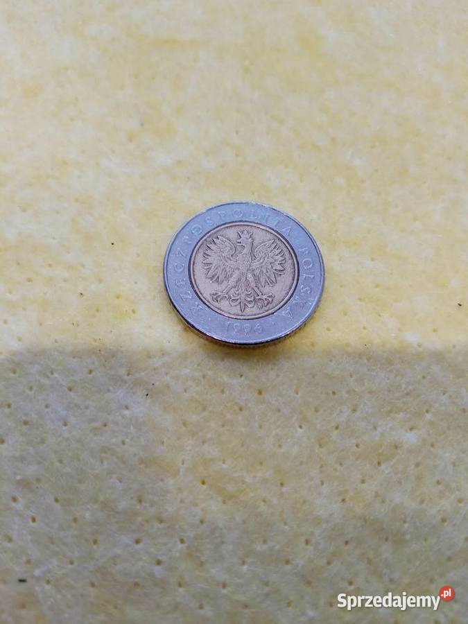 Moneta 5 zlz 1996 roku Skoczów