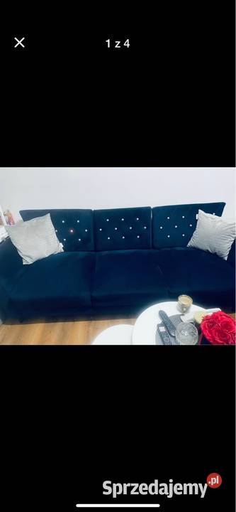 Sofa Glamour 68cm Meble Sękowo