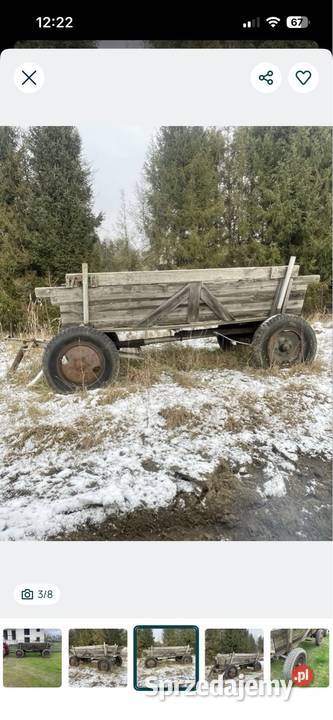 Wóz fura drewniana Tarnowskie Góry