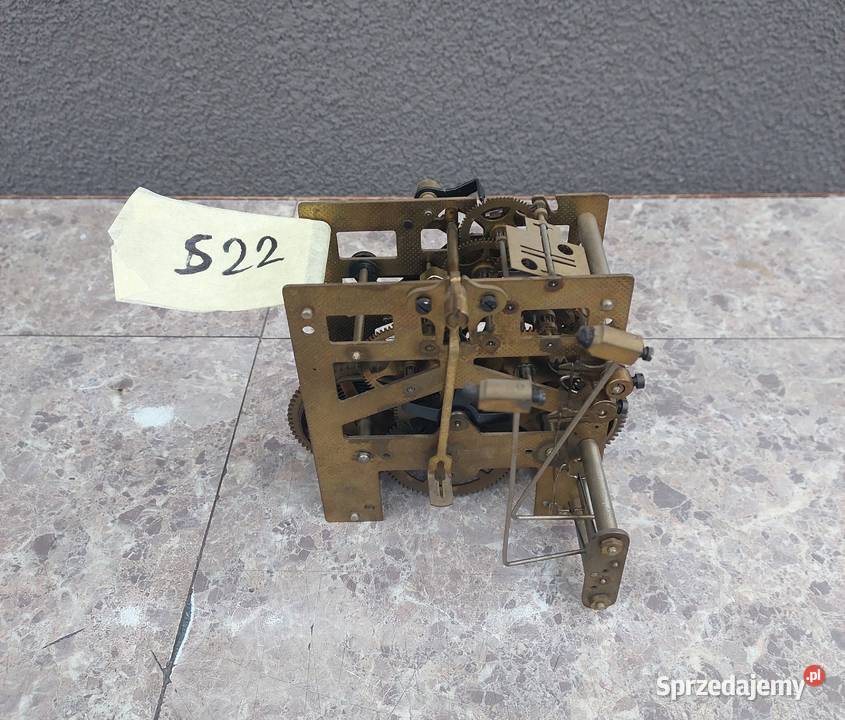 522 Mechanizm starego zegara ściennego Junghans