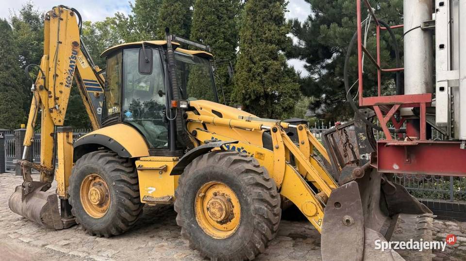 Koparkoładowarka Komatsu WB97S Koparko ładowarki łódzkie Wieluń