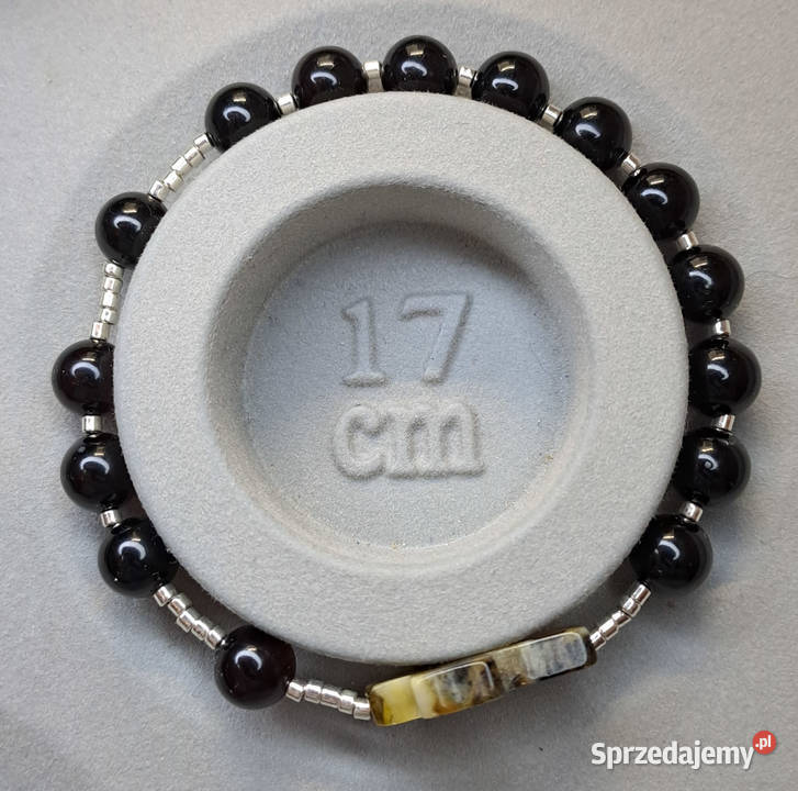 Bransoletka dziesiątka różańca z bursztynu Warszawa sprzedam