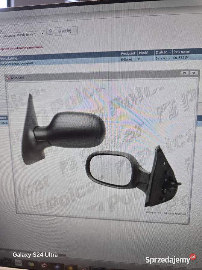 Lusterko zewnetrzne Prawe Renault Clio II 9801r