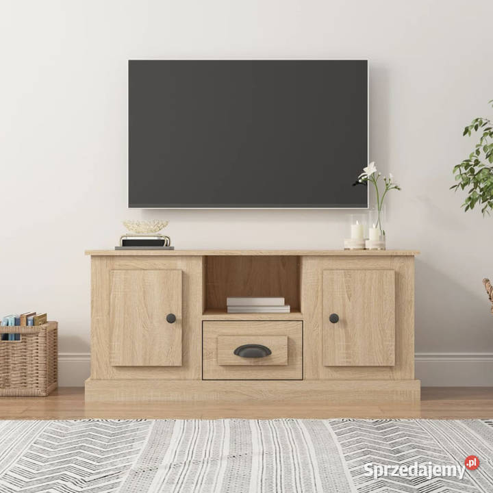 Szafka pod TV dąb sonoma 100x355x45 materiał mazowieckie Warszawa