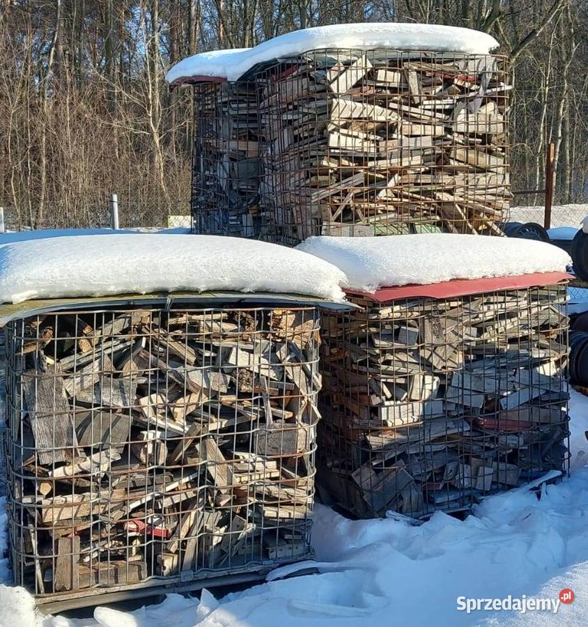 Opał drewno drzewo suche palety deski pocięte Brodnica