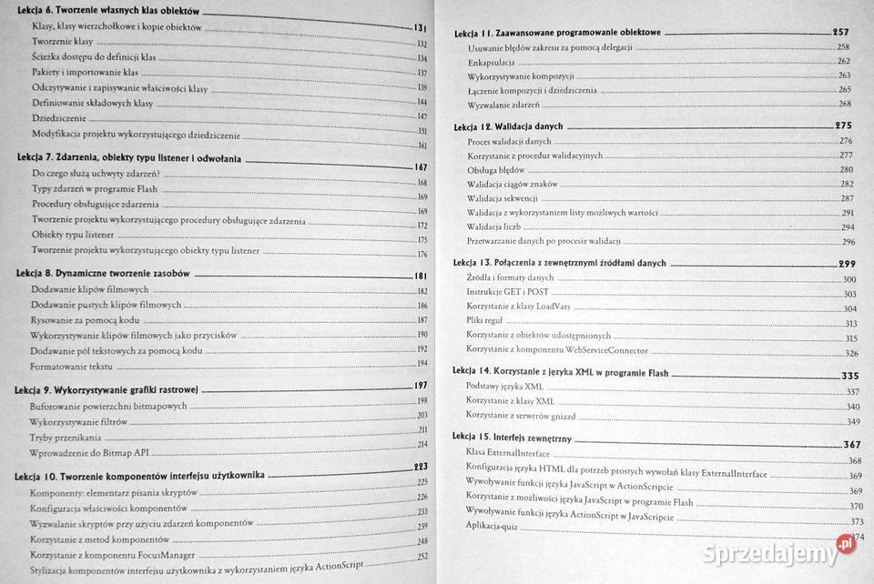 Flash 8 ActionScript Oficjalny podręcznik Jobe Chełm sprzedam
