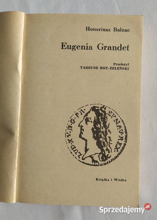 EUGENIA GRANDET Honoriusz Balzac Hajnówka