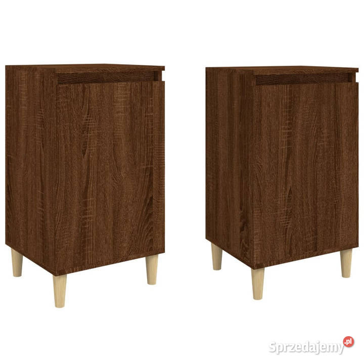 Szafki nocne 2 przydymiony dąb 40x35x70 WM819643 Warszawa sprzedam