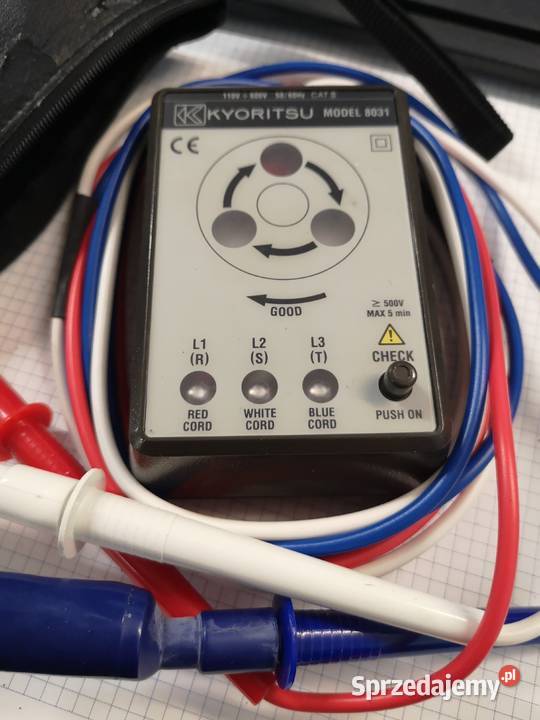 Kyoritsu KEW 8031 Tester kolejności faz mazowieckie Warszawa sprzedam