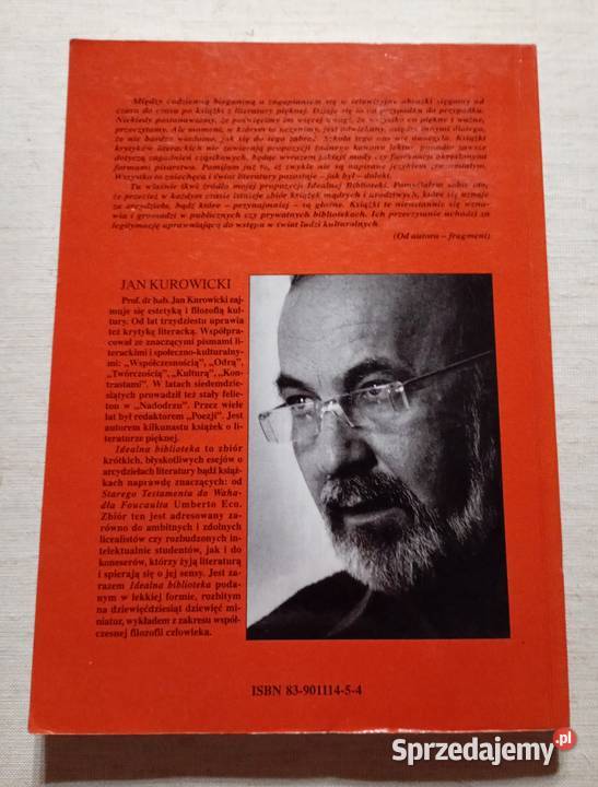 J Kurowicki Idealna biblioteka Poradnik konesera Katowice