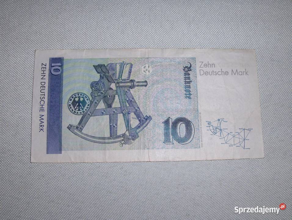 Banknot 10 marek niemieckich 1991r Numizmatyka łódzkie Łódź