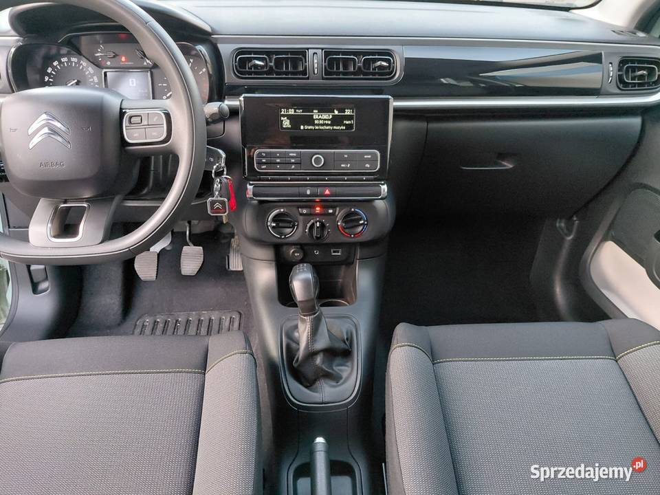 CITROEN C3 2017r 12 16V 110 Przeb116 czujnik parkowania