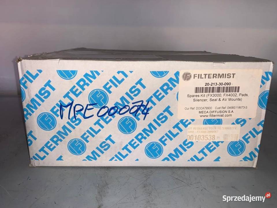 Filtermist Fx3000Fx4002 Pads Silence Seal Mounts Warszawa