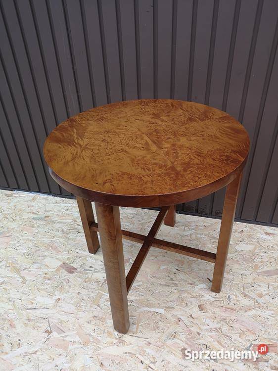 Stolik Ława Okrągły ARTDECO Antyk Stary wielkopolskie Swarzędz