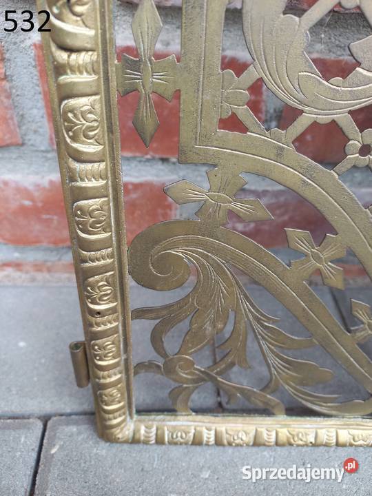 Drzwiczki metalowe Mosiężne złoty kolor okno Pozostałe