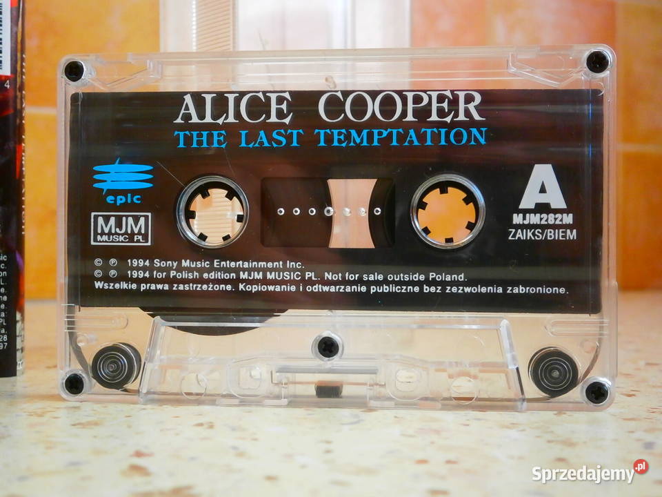 Kaseta audio Alice Cooper The Last Temptation Łódź sprzedam