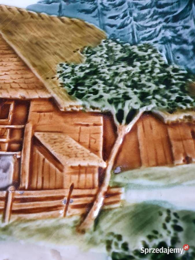 talerz porcelanosygnowany chata górska Zabrze