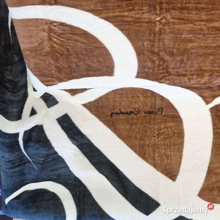 Luksusowy KOC Nancy marki Pierre Cardin brąz Lublin