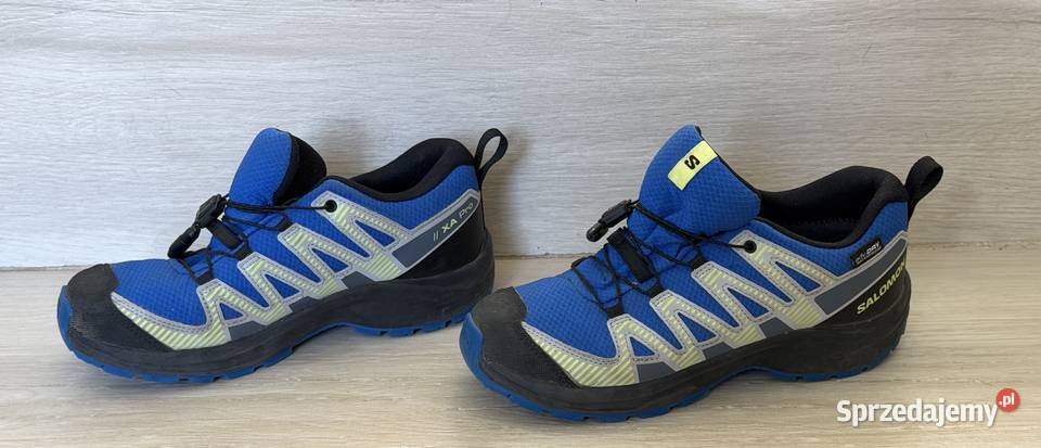 Buty trekkingowe Salomon Xa pro V8 Waterprof r37 skóra ekologiczna Łódź