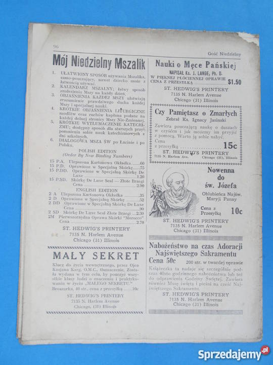 Gość Niedzielny Wydania 1949 Skierbieszów