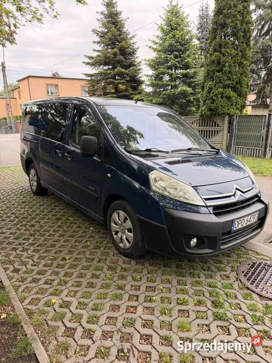 Citroen jumpy long dlugi 9 osobowy 20 hdi 2008r nieuszkodzony Jumpy Combi Rybnik