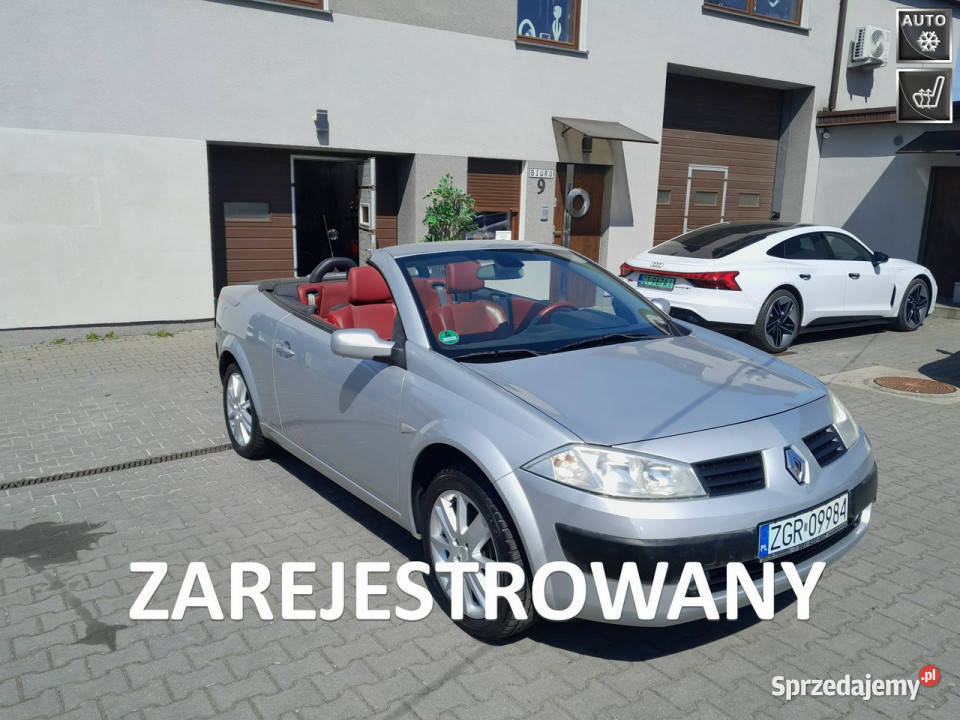 Renault Megane 16i CABRIO klimatronik alufelgi Rok produkcji 2006 Gryfino sprzedam