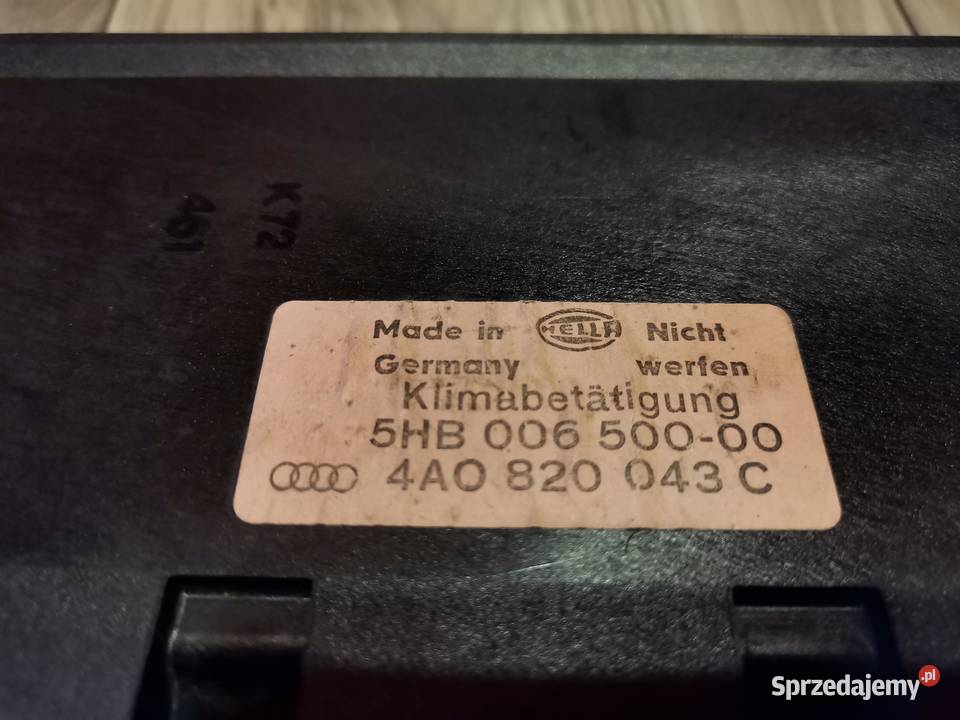 AUDI 100S4A6S6 C480 B4PANEL KLIMATYZACJI Trzeciewiec