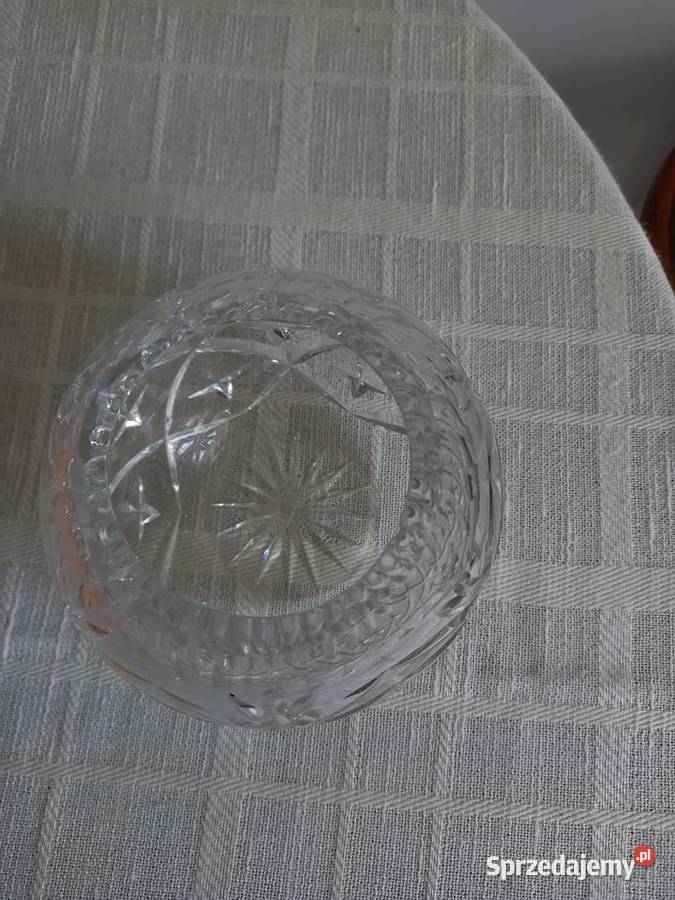 wazon kryształowa kula z czasów PRL Wazony Warszawa