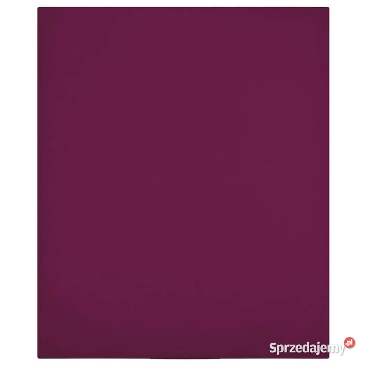 Prześcieradło bordowe 160x200 dżersej bawełniany Pozostałe Warszawa