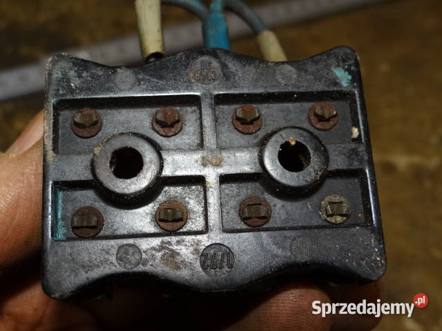 kostka bezpieczników MZ ETZ 4 sztuki org DDR Żary