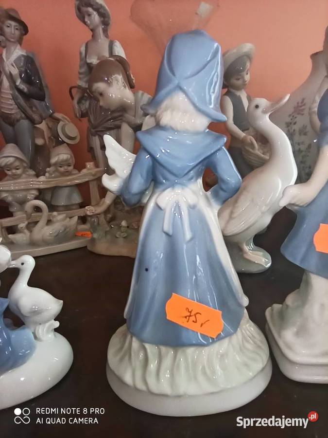 Figurka dziewczynki z 2 gąskami Gdańsk