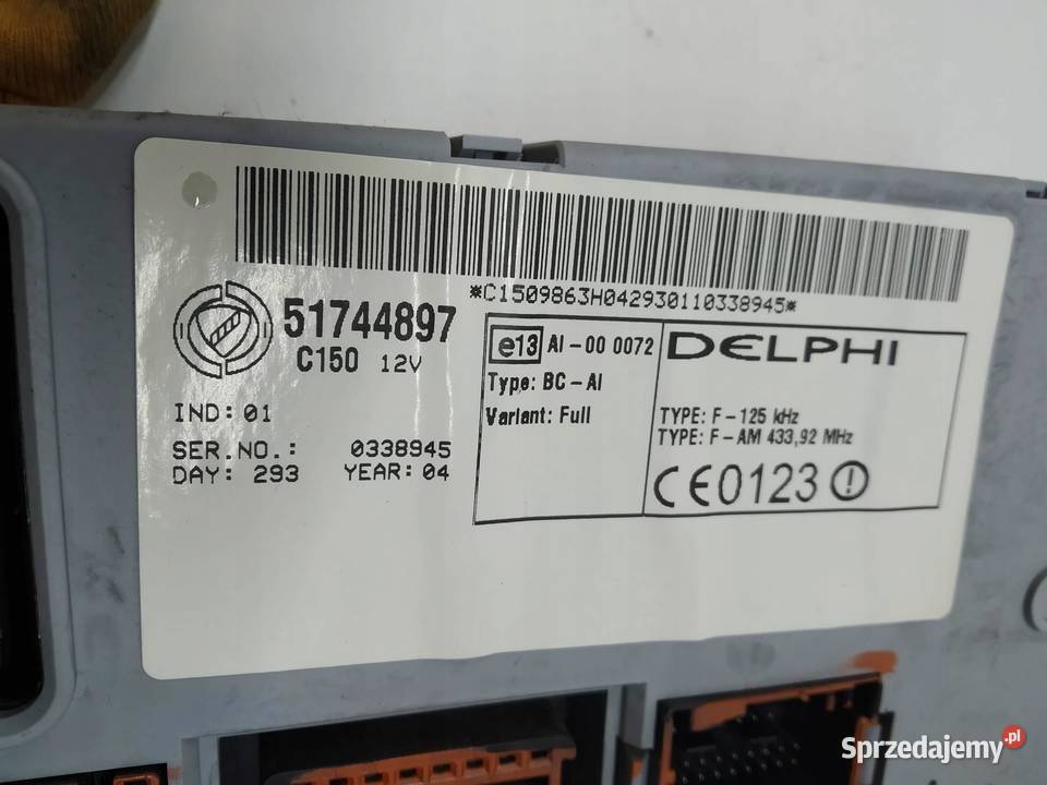 SKRZYNKA BSI 51744897 Fiat Punto II FL 2003