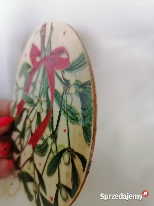 jemioła zawieszka ozdoba 12 hand made wielokolorowy Sierpc