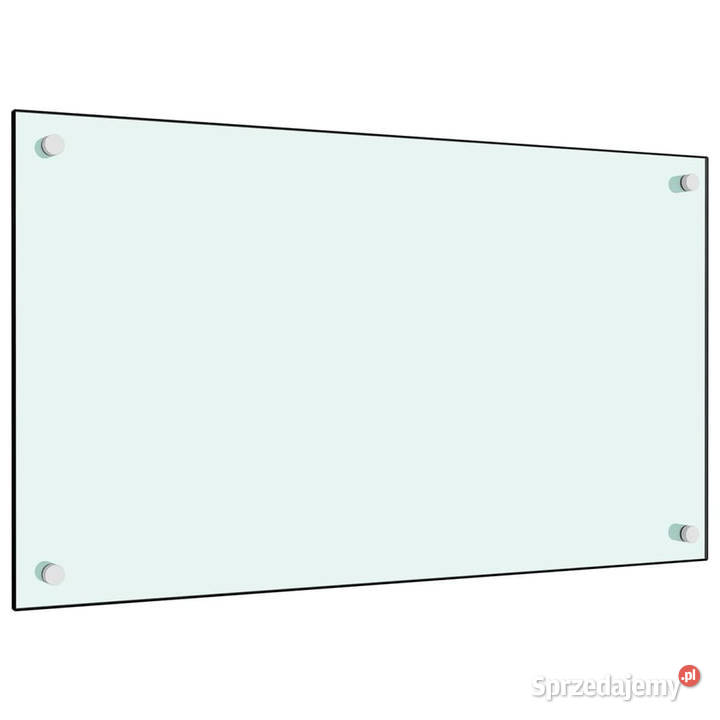 Panele ochronne kuchenne 2 białe 70x60 szkło mazowieckie sprzedam