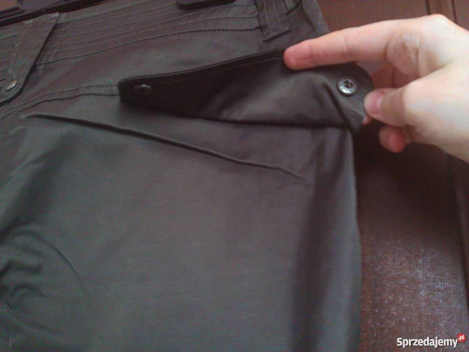 Eleganckie spodnie Solar brązowy/beżowy Dziećmorowice