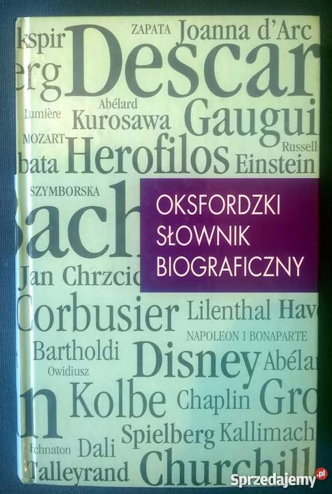 Sprzedam Oksfordzki Słownik Biograficzny encyklopedie, słowniki, leksykony Kraków