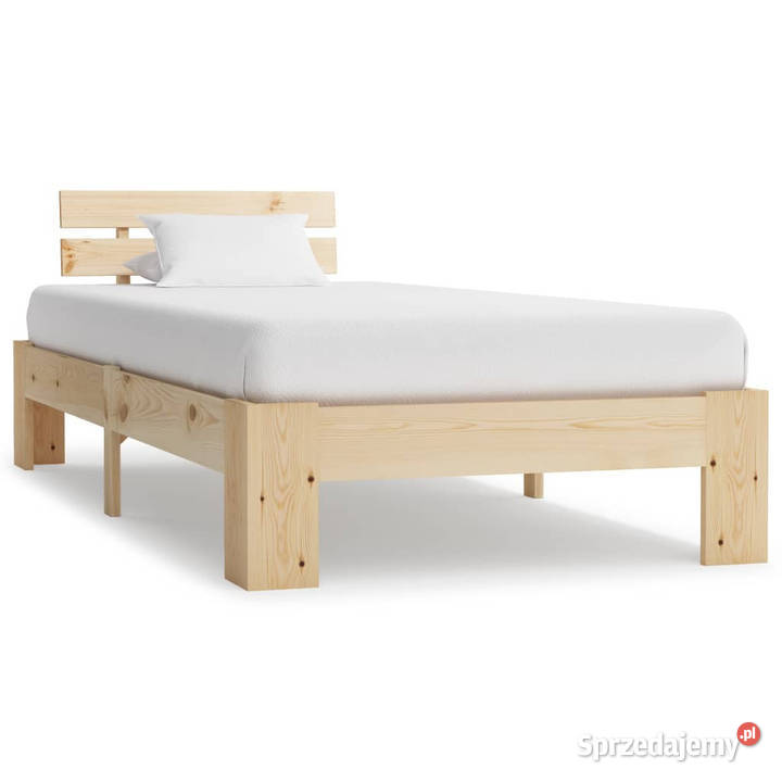 Rama łóżka lite drewno sosnowe 100 x 200