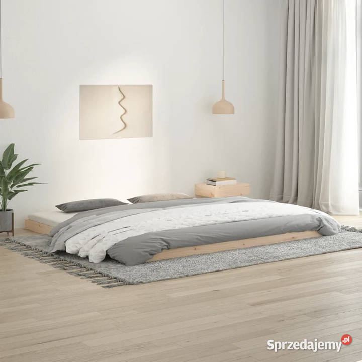 Rama łóżka lite drewno sosnowe 200 x 200 Warszawa sprzedam