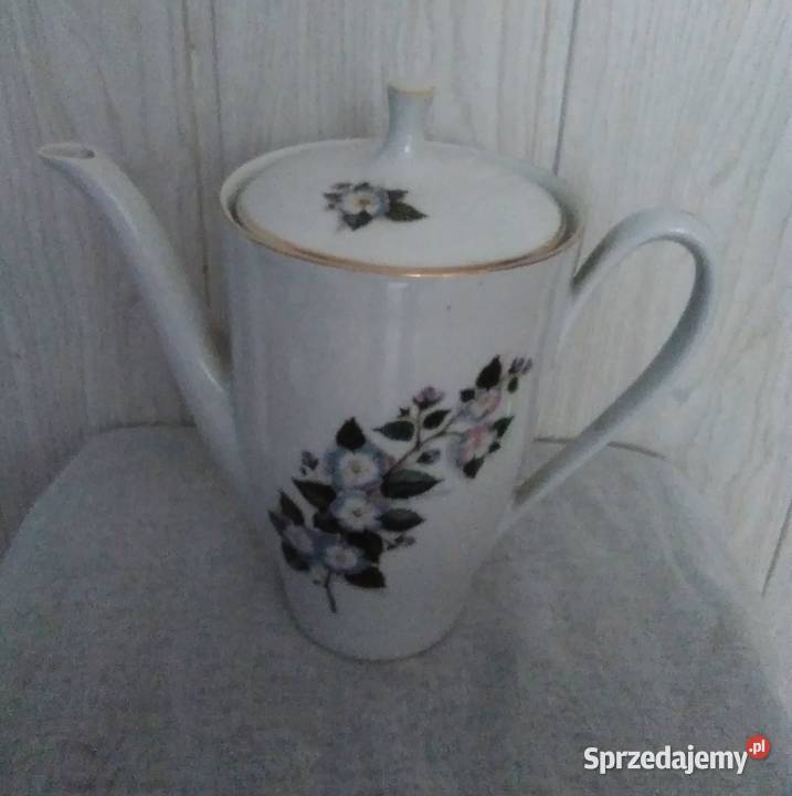 Dzbanek porcelanowy kawa herbata dolnośląskie Świdnica