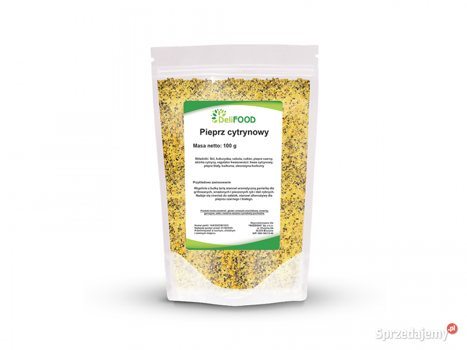 Pieprz cytrynowy 100g Brzozów