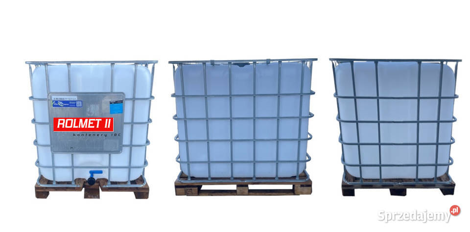 Zbiornik IBC 1000l RECO MAUZER ATEST SPOŻYWCZY Walichnowy