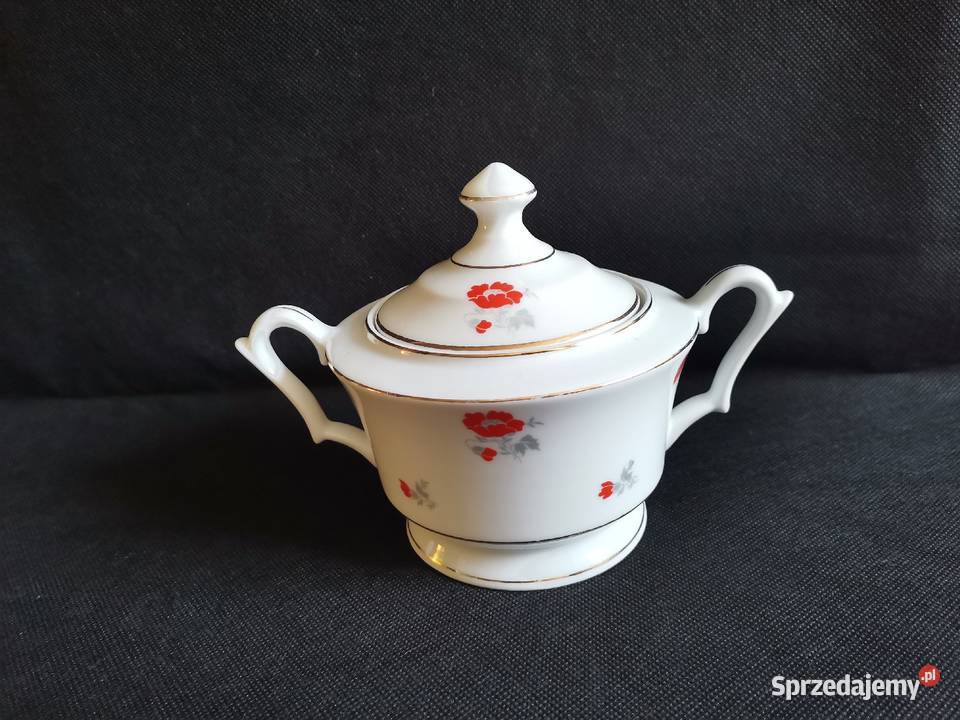 Stara porcelana Giesche cukierniczka Łucja Maki Katowice