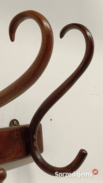 wieszak model Thonet na ścianę vintage orzech łódzkie Radomsko