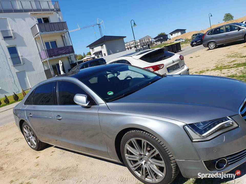 zadbane AUDI A8L D4 30 TFSI 333 2013 A8 Szczecinek