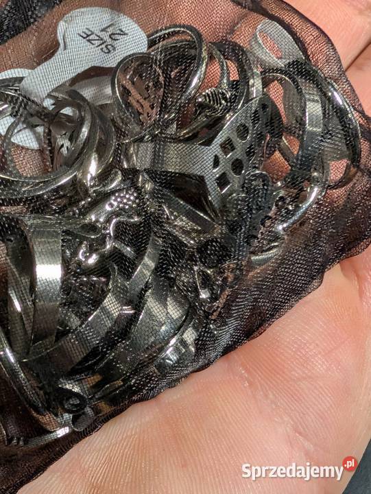 Mystery box zestaw pierścionków używane i nowe dolnośląskie Jelenia Góra