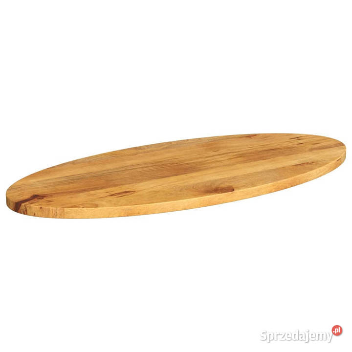 Blat stołu 140x50x38 owalny lite drewno mango Warszawa