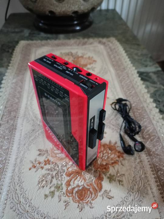 Walkman SANYO z Radiem Japan 80 Lata Vintage wielkopolskie Drawski Młyn